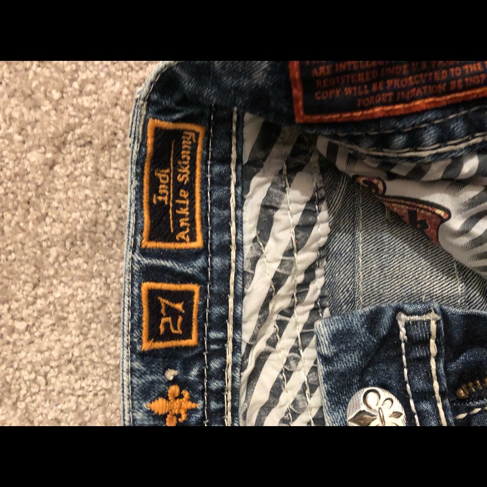 Rock revival lightly wore never dried in dryer